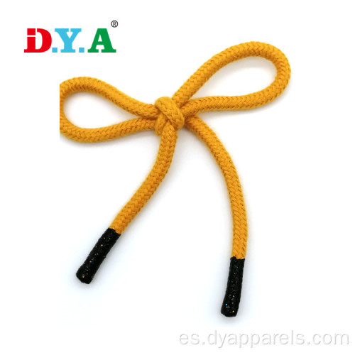 Cordones redondos de cordón para caparazas para su capucha